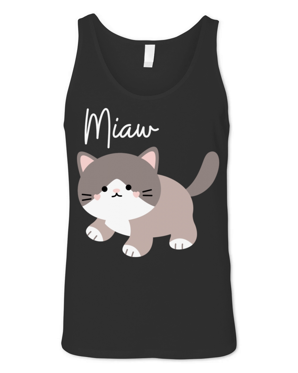 Cat miaw lovers Unisex Jersey Tank