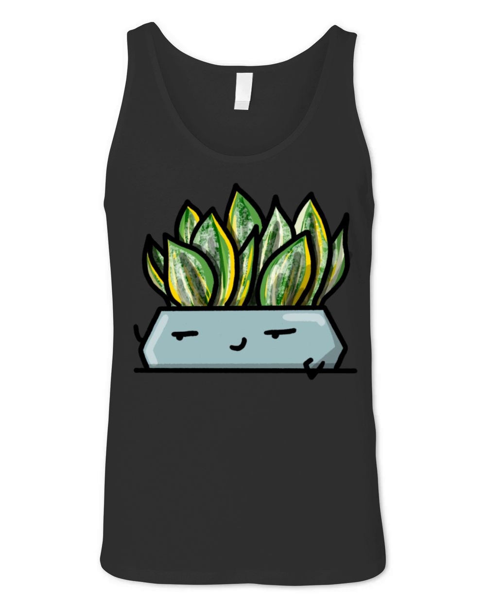 Pocket Plant Sansevieria Unisex Jersey Tank