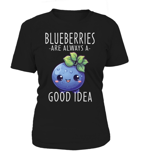 Blueberries Kawaii Women's T-Shirt