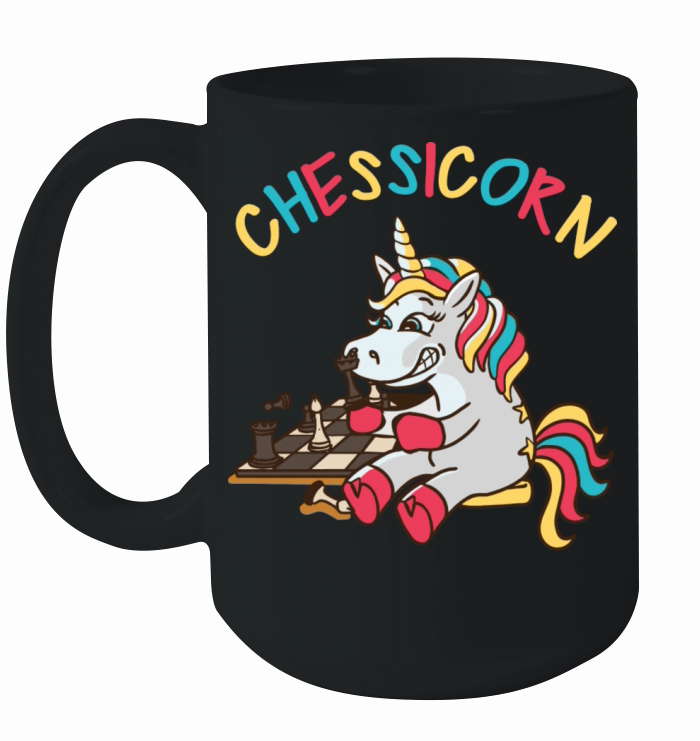 Chessicorn Unicorn Chess Pun Ceramic Mug