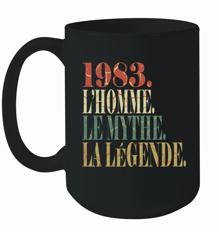 Legend 1983 Birthday Year of birth 1983 Men Ceramic Mug