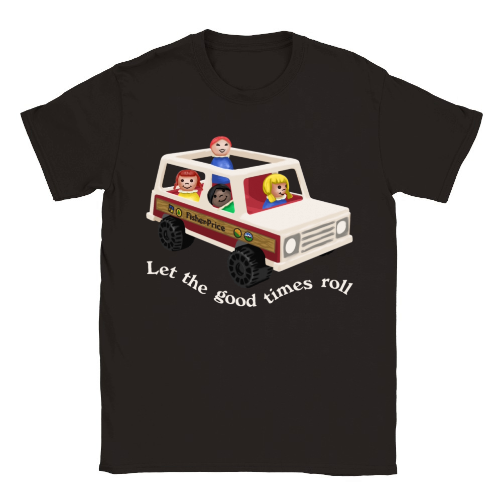 Little People Let The Good Times Roll Classic Kids Crewneck T-shirt