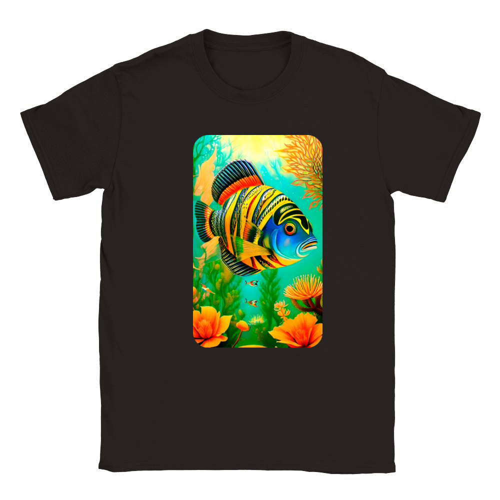 Vibrant Deep Sea by Dreamscape Shirts Classic Kids Crewneck T-shirt