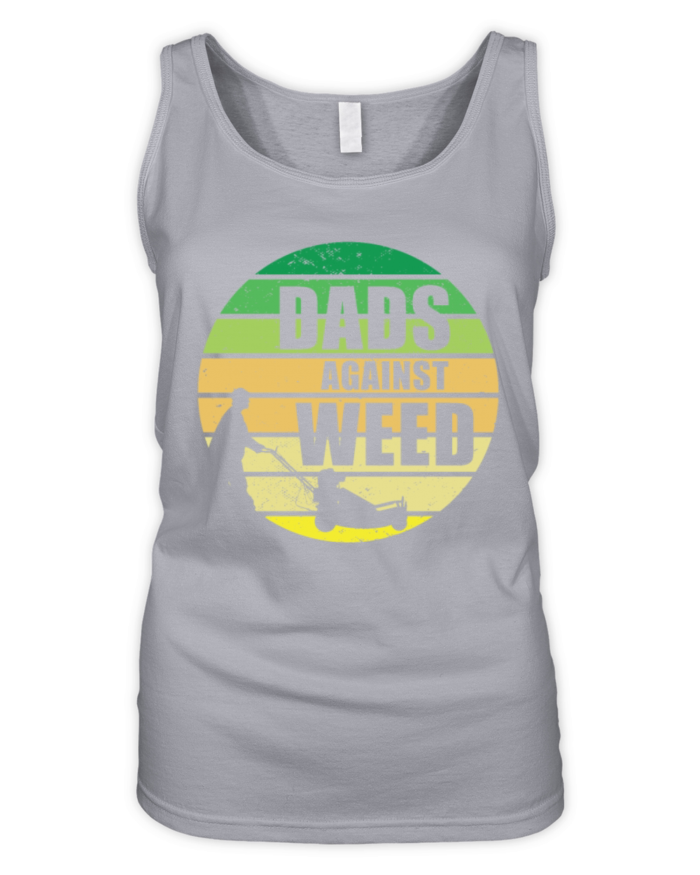 Dads Against Weed Retro Plant Daddy Gardener Lawn Organic Women's Tank Top