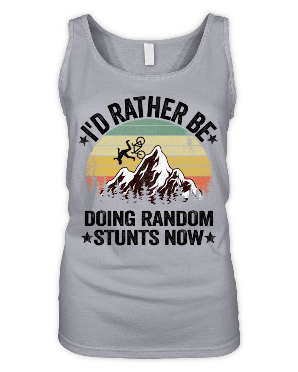 I d Rather Be Mountain Biking Vintage Mtb Downhill Organic Women's Tank Top