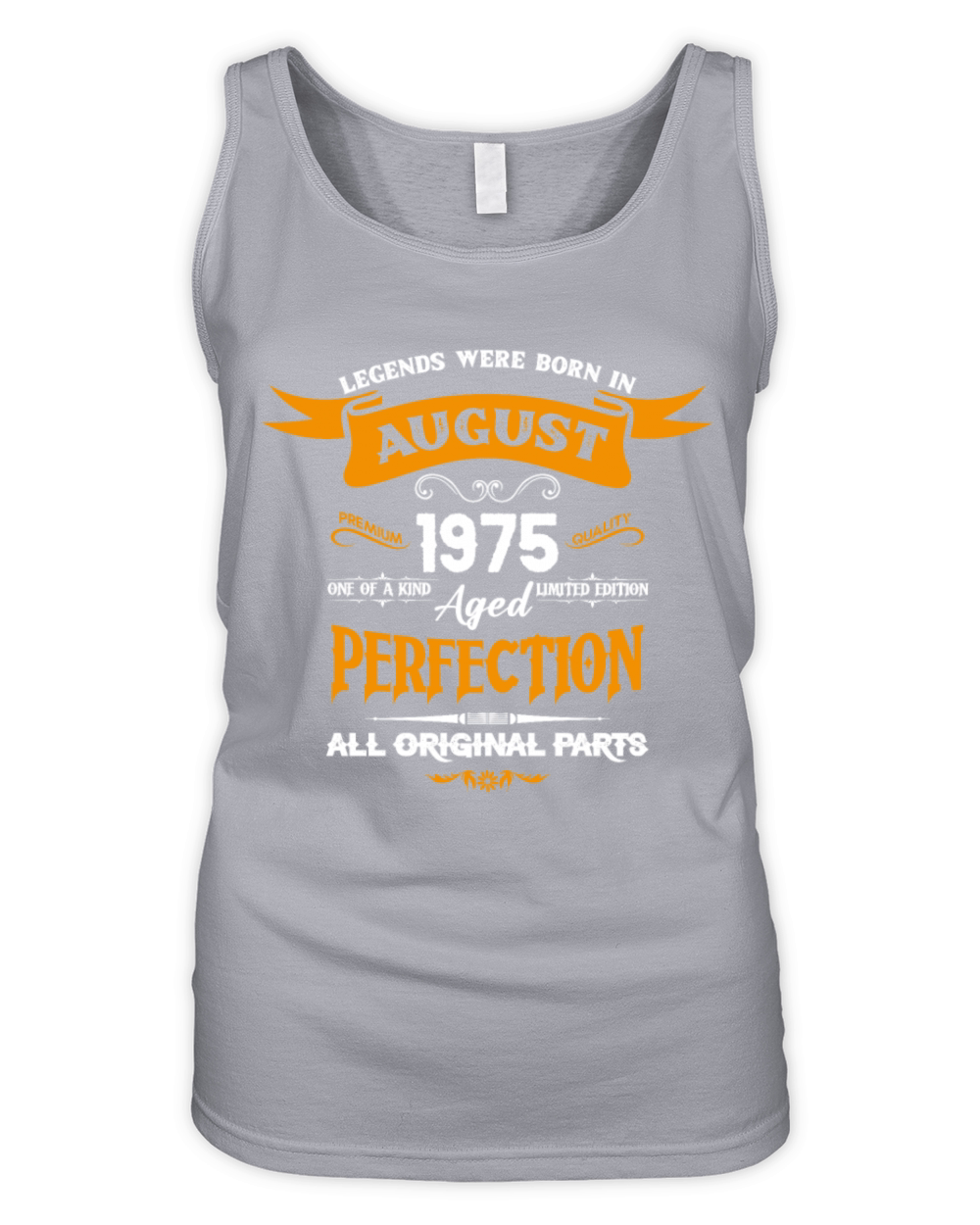 Legends Were Born In August 1975 Organic Women's Tank Top