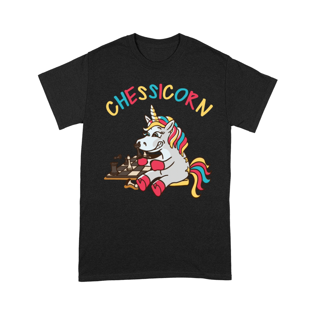 Chessicorn Unicorn Chess Pun Premium T-shirt