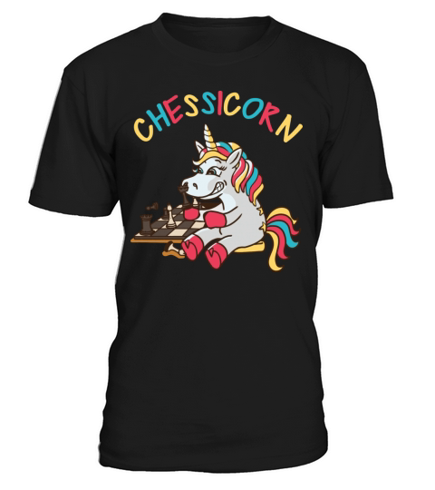 Chessicorn Unicorn Chess Pun T-Shirt Unisex
