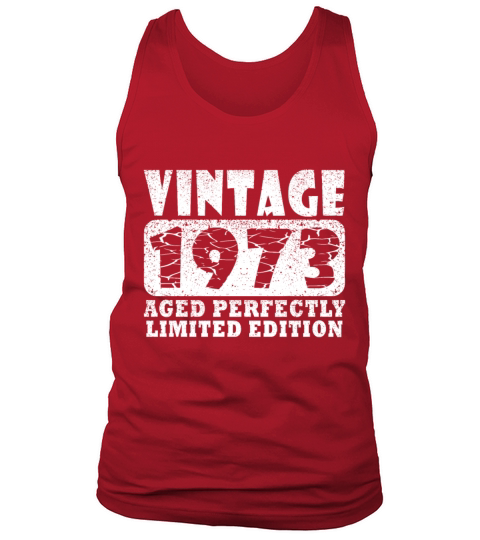 Vintage 1973 50th birthday retro men women Tank Top Unisex