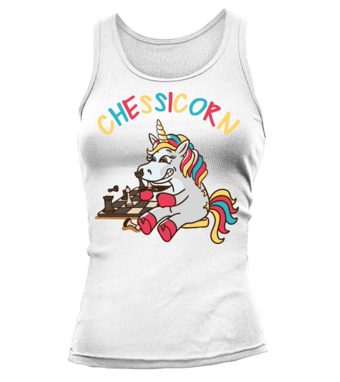 Chessicorn Unicorn Chess Pun Tank top Woman