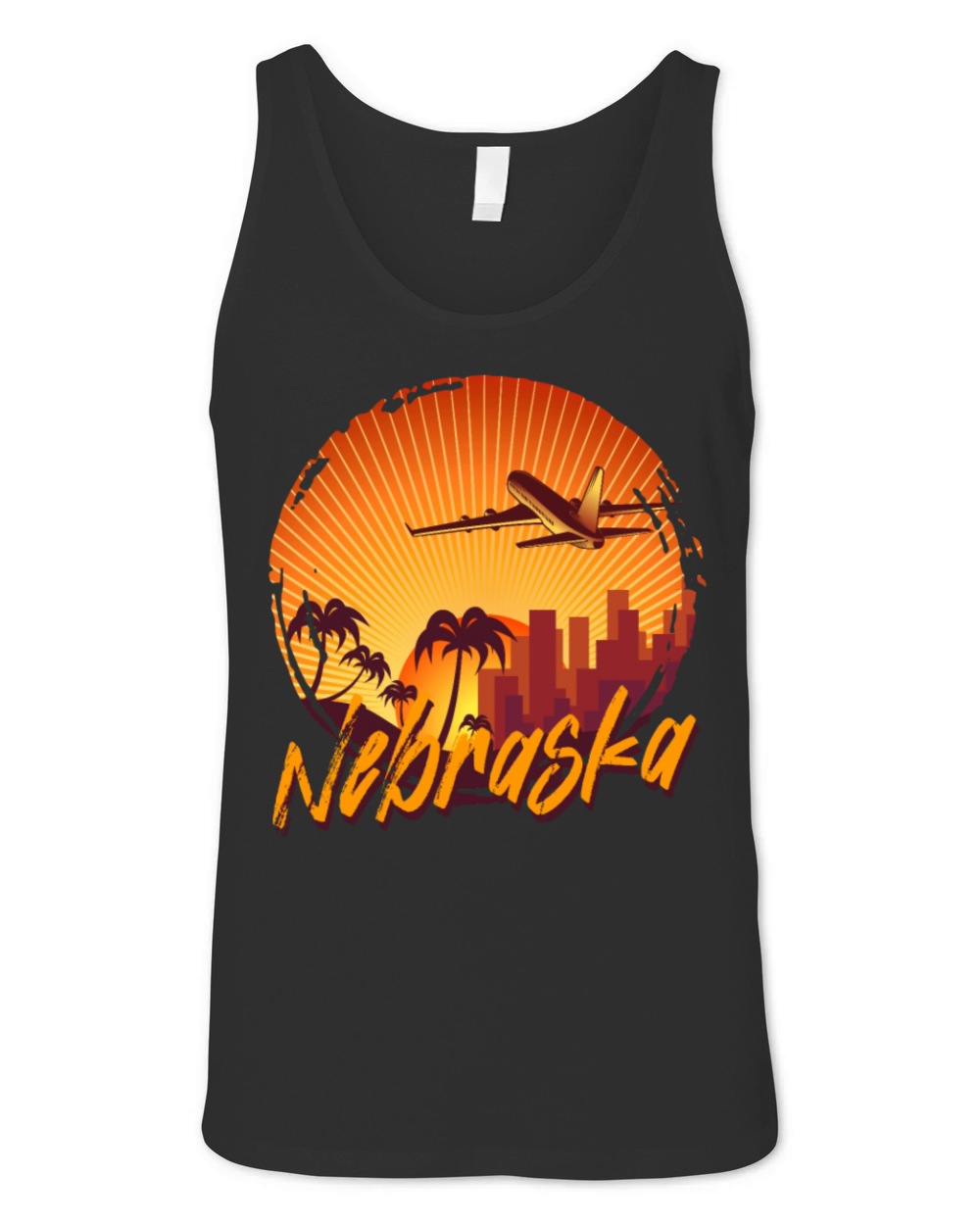 Nebraska Usa Staate Unisex Jersey Tank