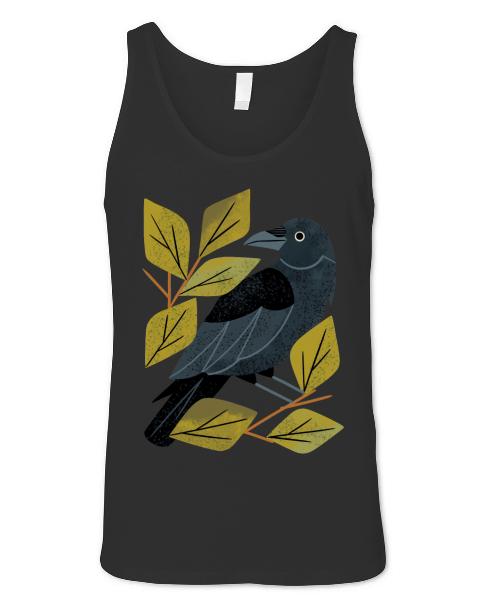Perching Raven Unisex Jersey Tank