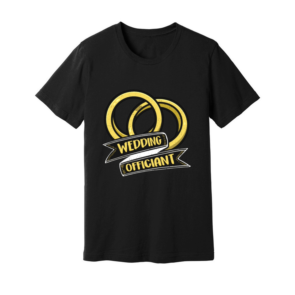 Officiant Wedding Officiant Counselor Ordained Unisex Jersey Tee