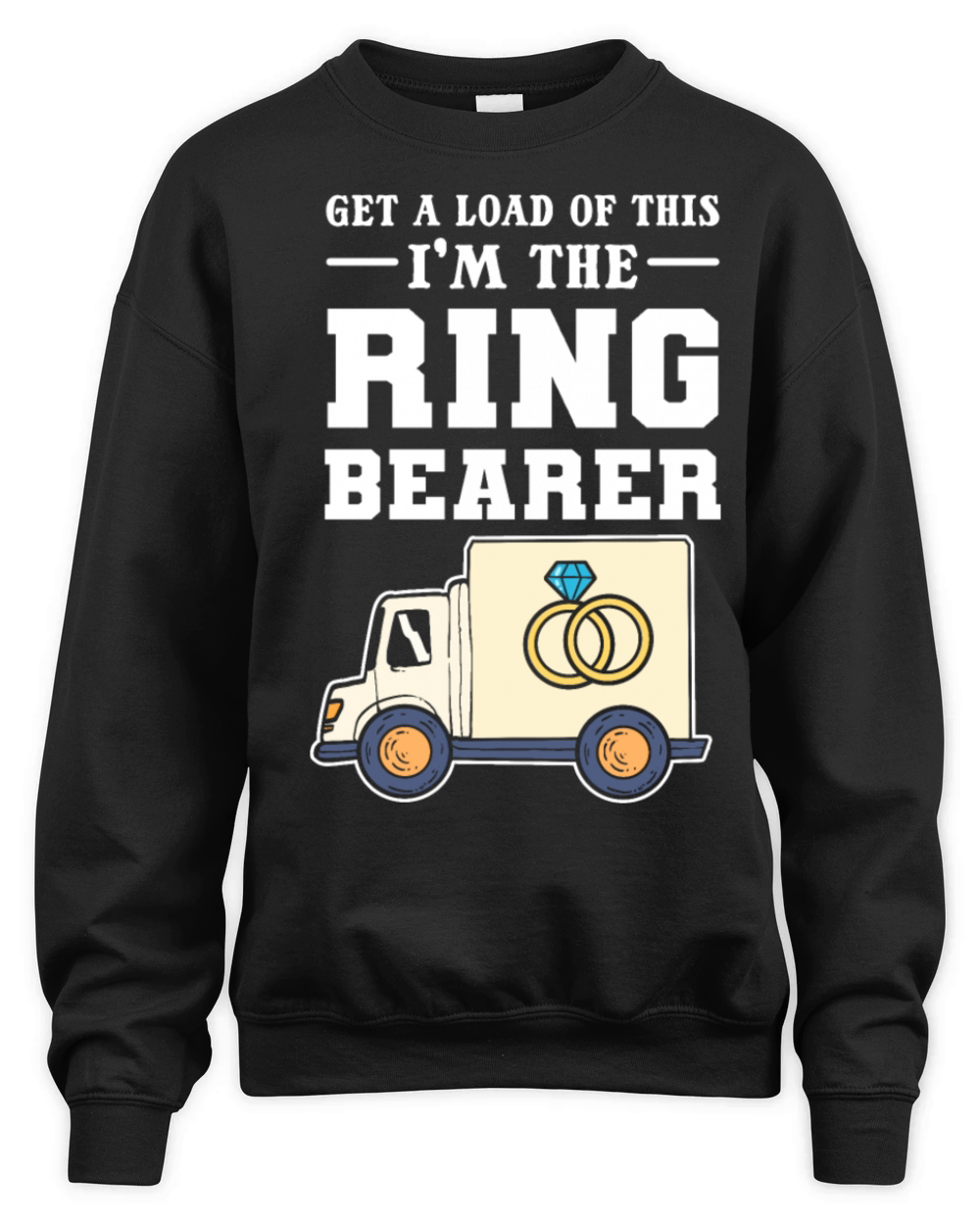 The Ring Bearer Funny Person Gift Unisex Premium Crewneck Sweatshirt