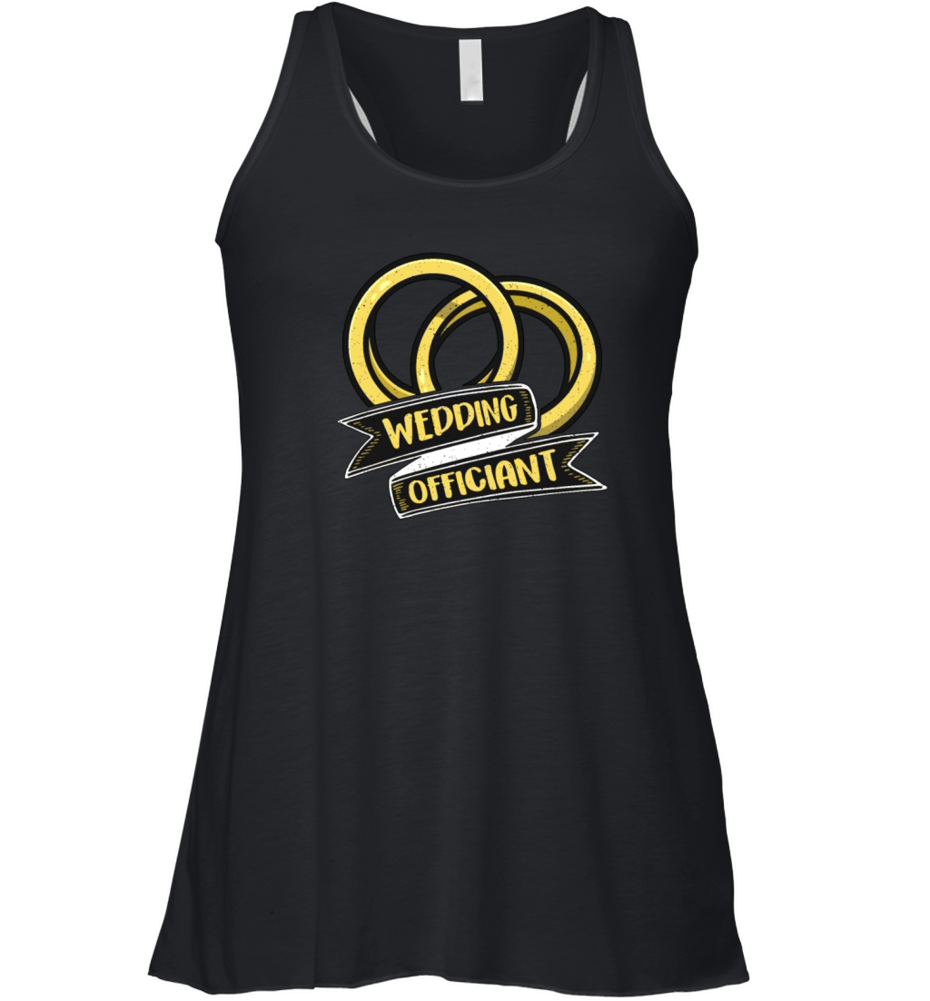 Officiant Wedding Officiant Counselor Ordained Women's Flowy Tank Top