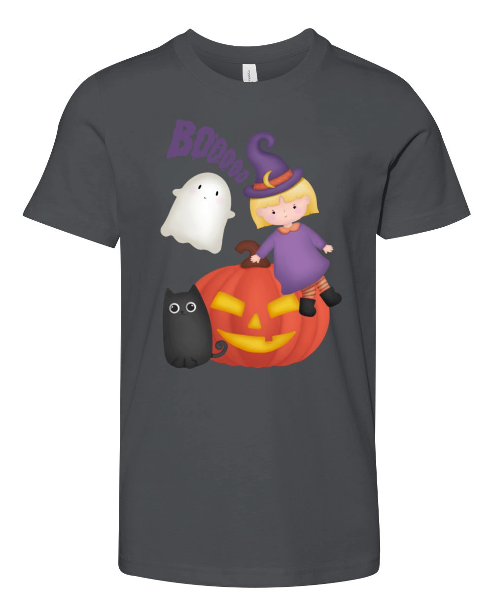little witch Boooo Youth Unisex Jersey Tee
