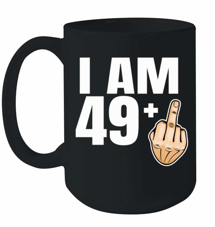 50Th Middle Finger Ceramic Mug