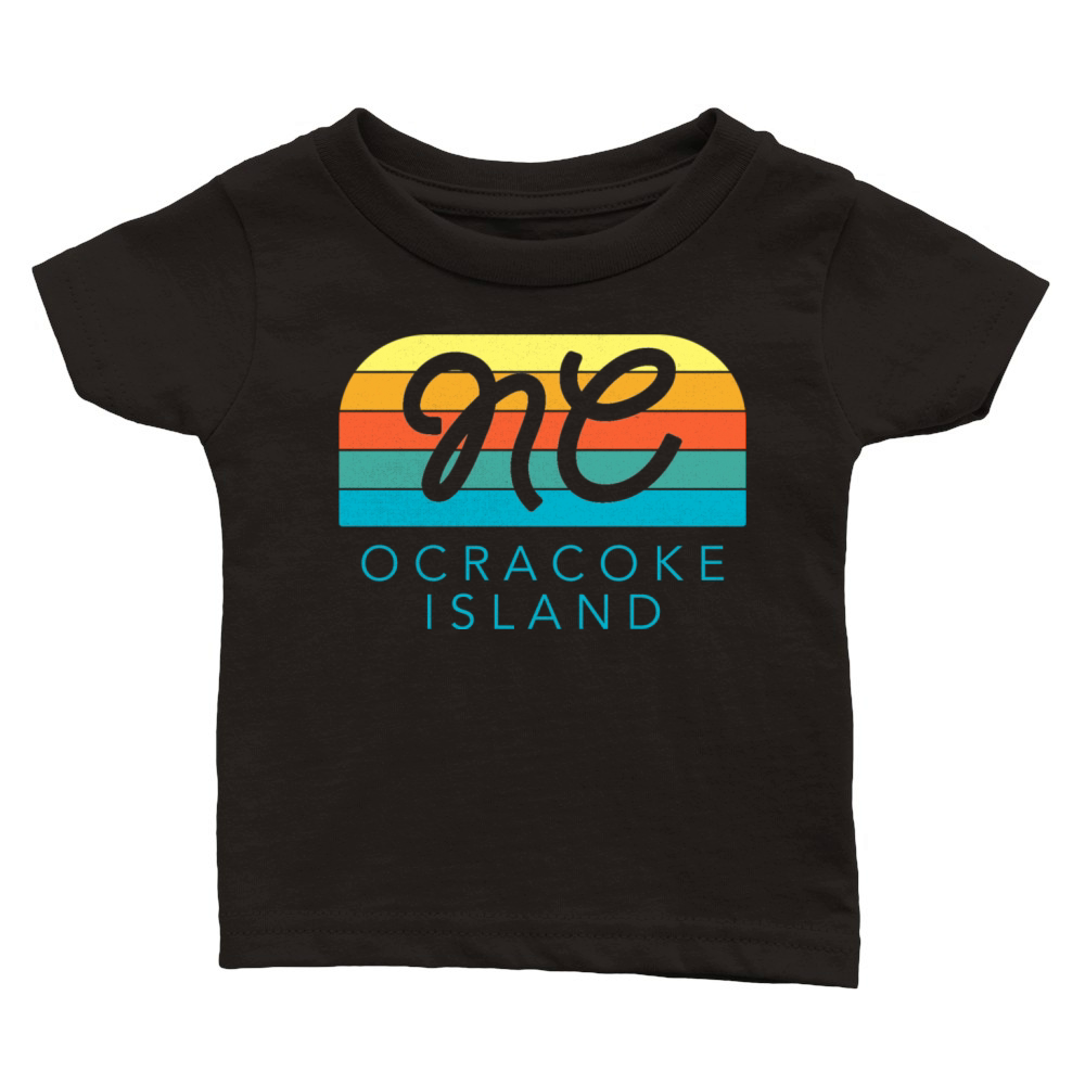 Ocracoke Island Sunrise Summer Vacation In Nc Classic Baby Crewneck T-shirt