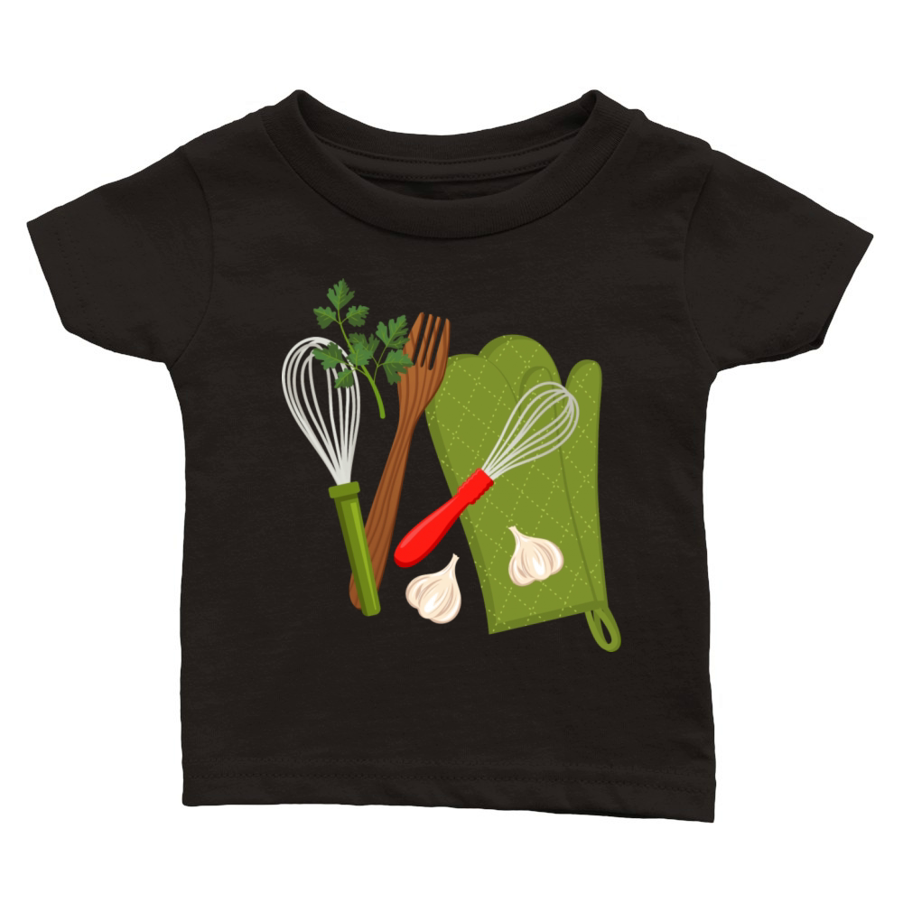 Old Fashioned Oven Mitts Classic Baby Crewneck T-shirt