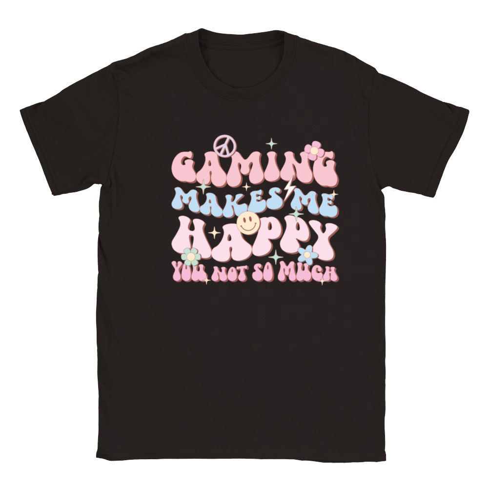 Gaming Makes Me Happy You Not So Much Classic Kids Crewneck T-shirt