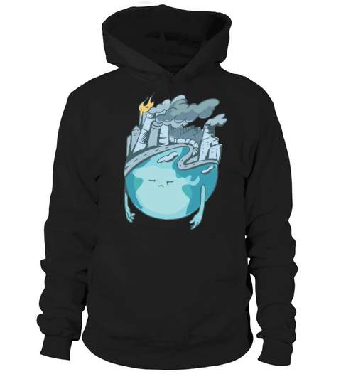 Earth Polution Hoodie Unisex