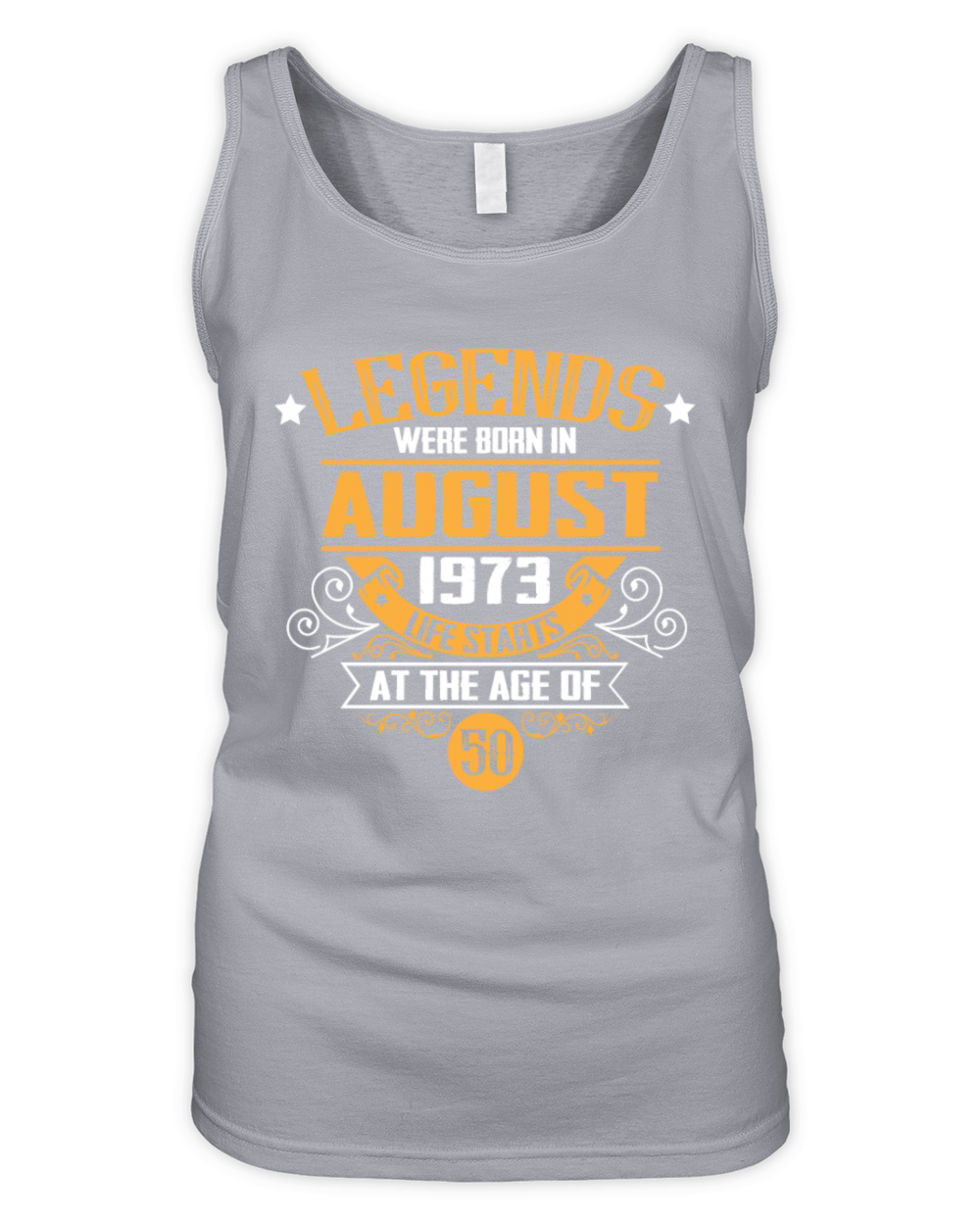 Legends were born in August 1973 Organic Women's Tank Top