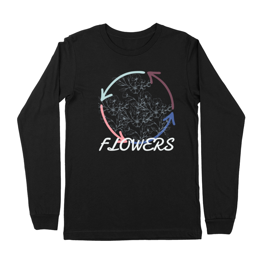 Flowers Colorful Premium Long Sleeve