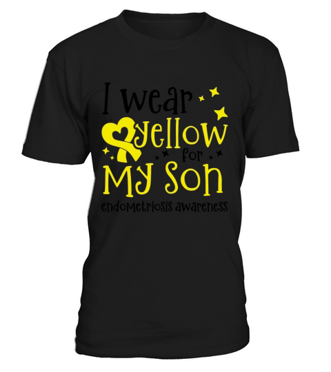 I Wear Yellow For My Son Endometriosis Surgery T-Shirt Unisex