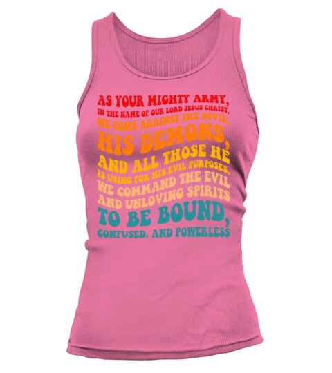 As Your Mighty Army In The Nam Of Our Lord Jesus Tank top Woman