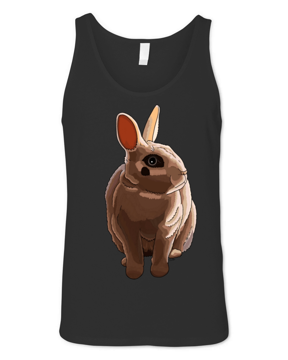 Dwarf Hotot Rabbit Unisex Jersey Tank
