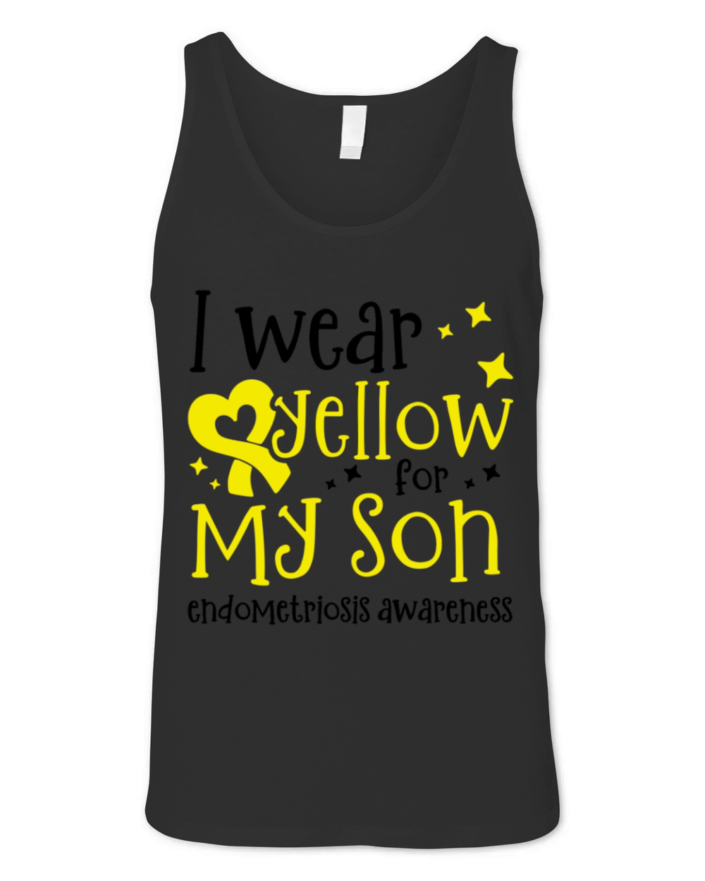 I Wear Yellow For My Son Endometriosis Surgery Unisex Jersey Tank