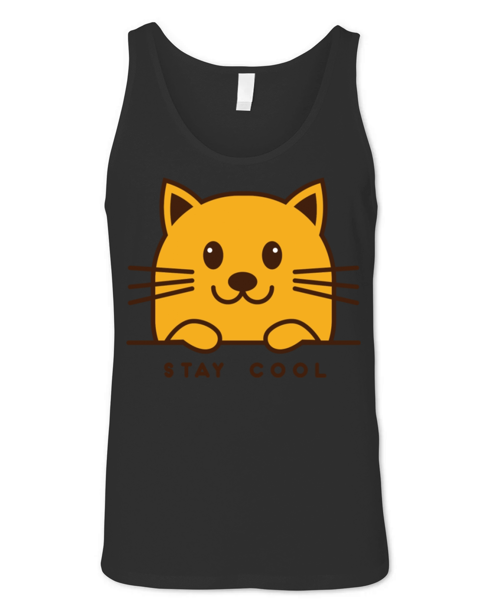 Stay Cool Funny Cat Unisex Jersey Tank