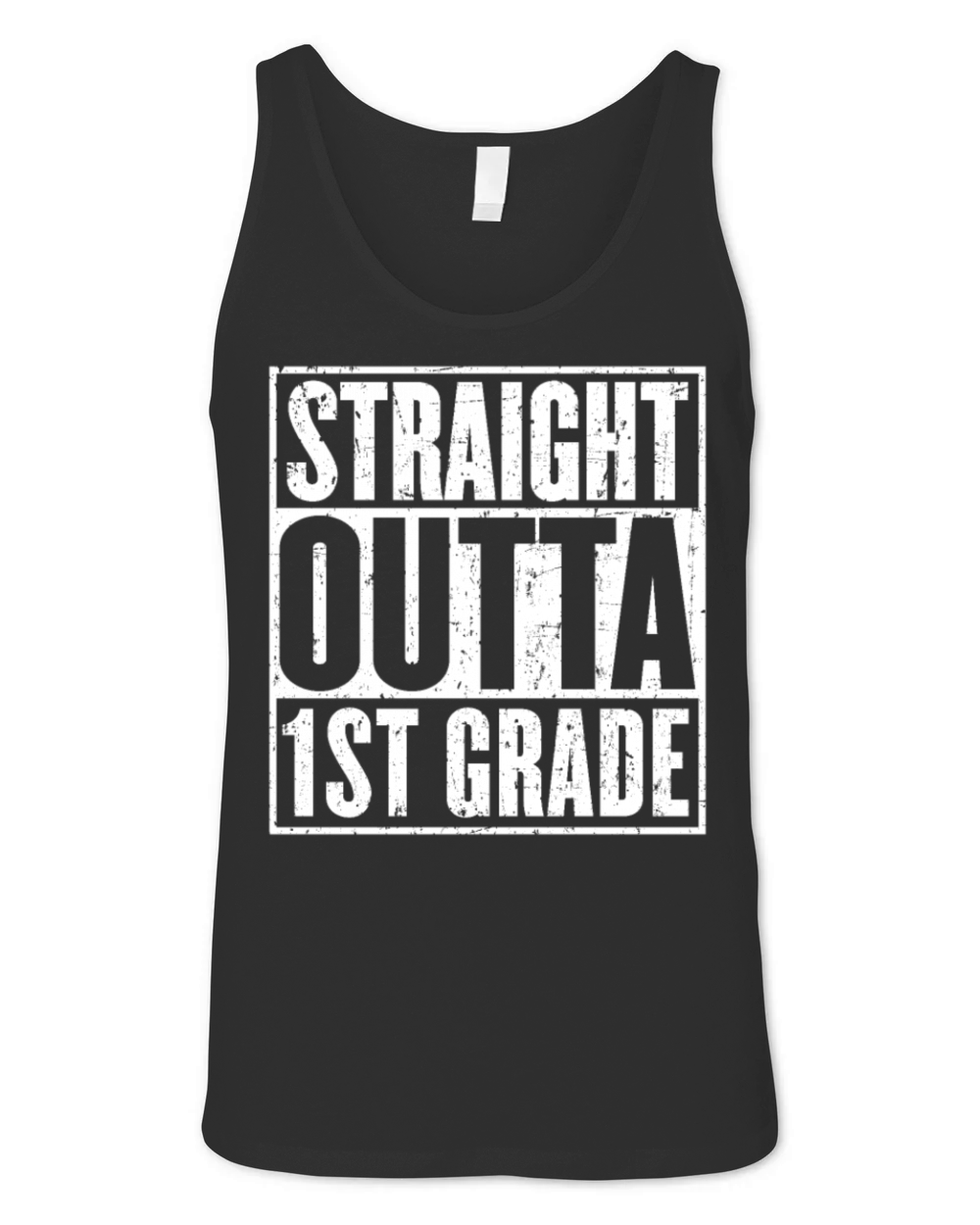 Straight Outta 1st Grade First Grade Graduation Unisex Jersey Tank