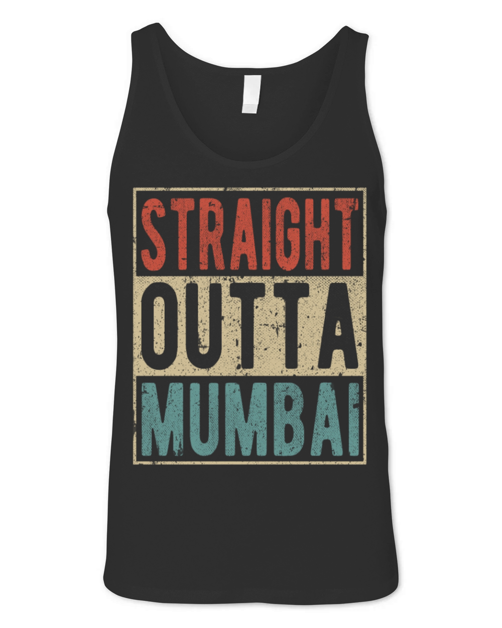 Straight outta Mumbai Unisex Jersey Tank
