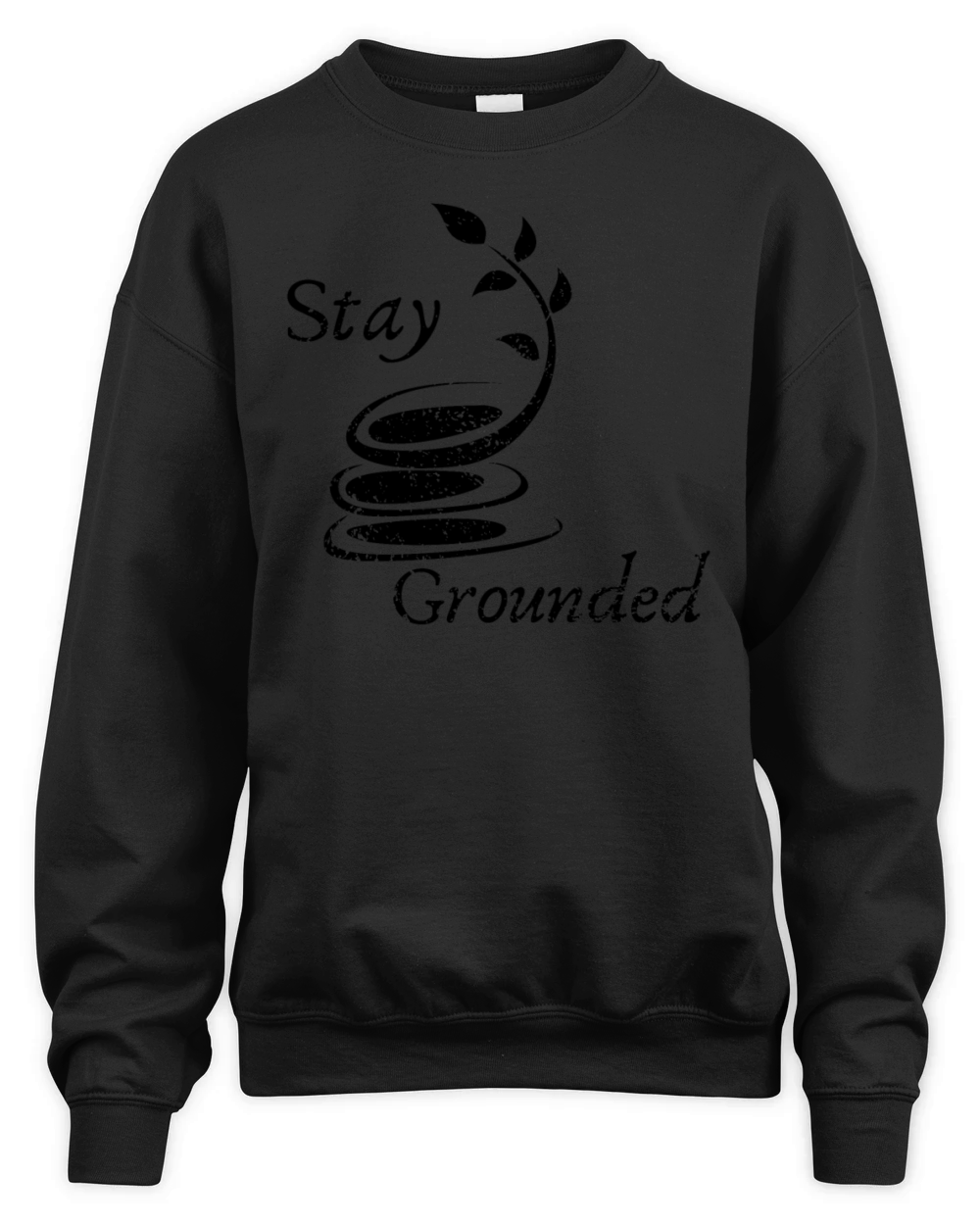 Stay grounded graphic t-shirt Unisex Premium Crewneck Sweatshirt