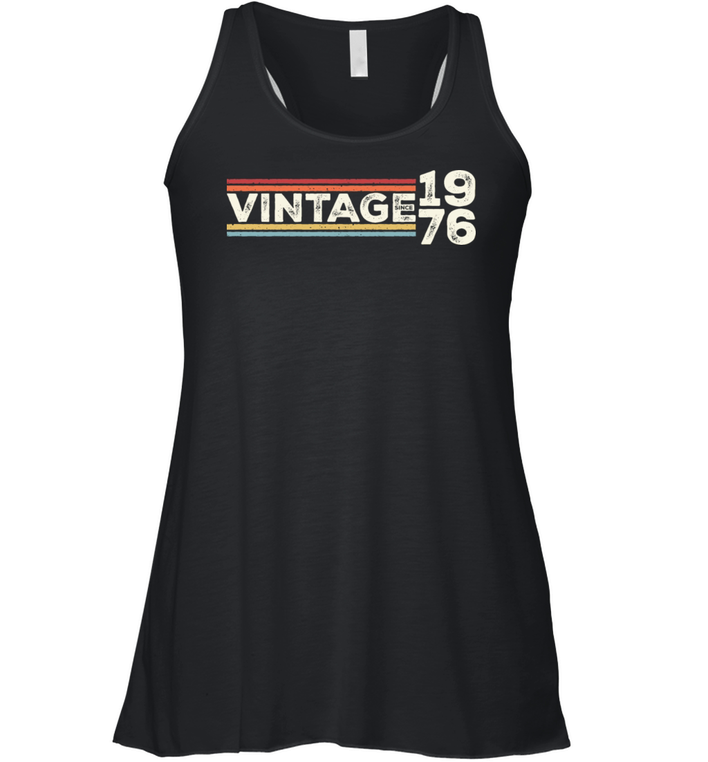 Vintage 1976 Gifts Legend for 47 Years Old - 47th Women's Flowy Tank Top