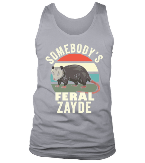 Somebodys Feral Zayde Yiddish Grandpa Retro Tank Top Unisex