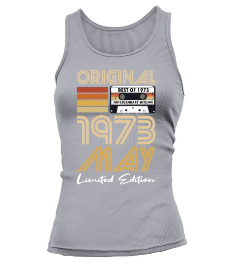 50th birthday may 1973 original 1973 Tank top Woman
