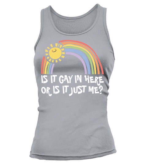LGBTQ Trans Gay Pride Is It Gay Here Proud Ally Tank top Woman