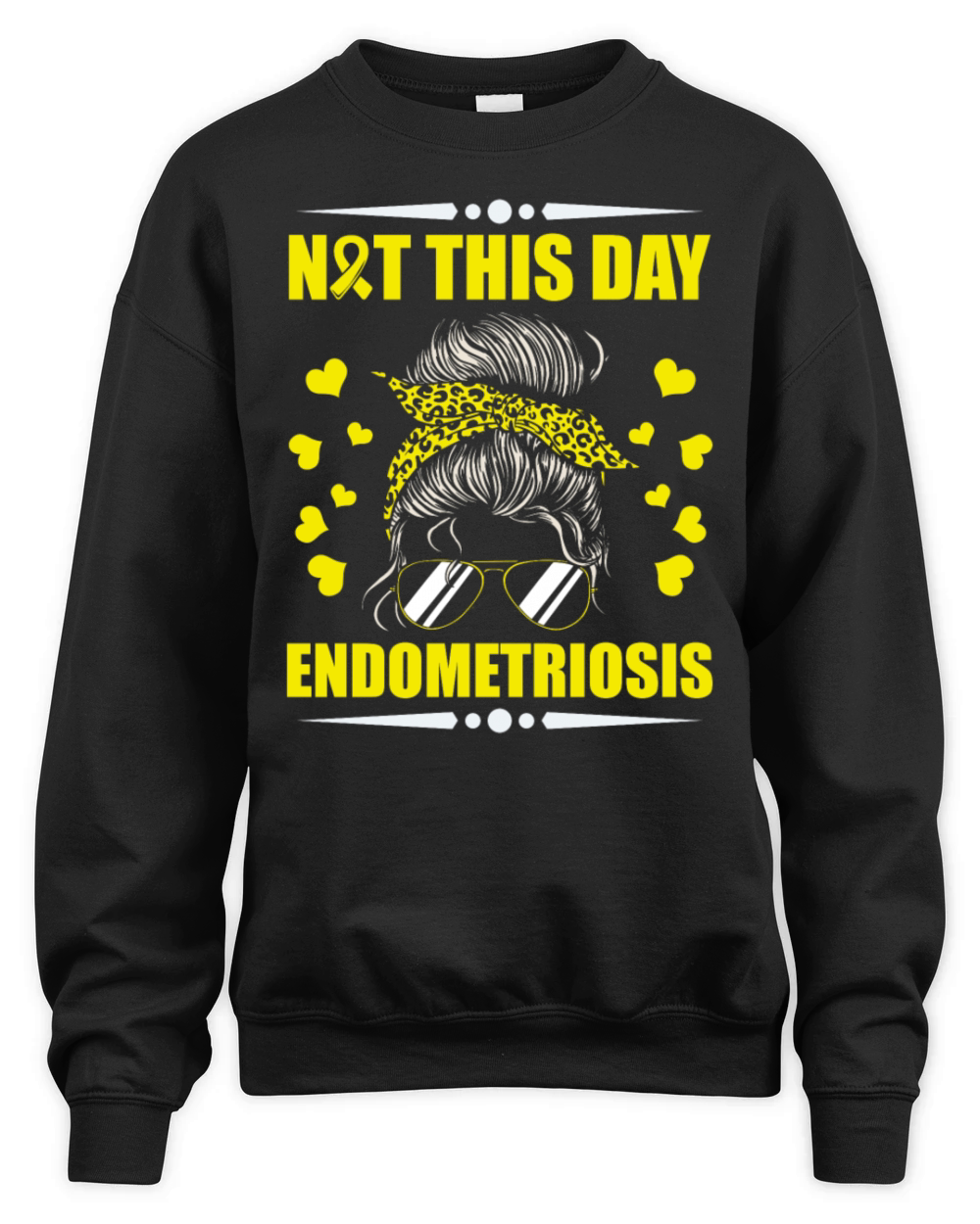 Not This Day Endometriosis Surgery Recovery Unisex Premium Crewneck Sweatshirt