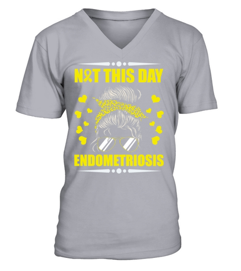 Not This Day Endometriosis Surgery Recovery V-Neck T-shirt