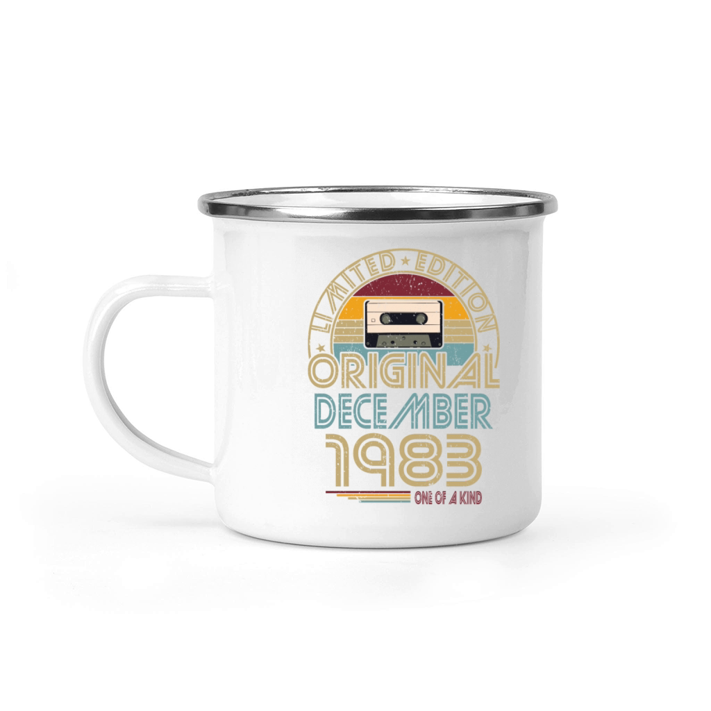 40th birthday december 1983 original 1983 Camping Mug
