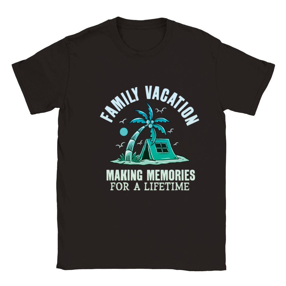 Summer Family Vacation Making Memories Classic Kids Crewneck T-shirt