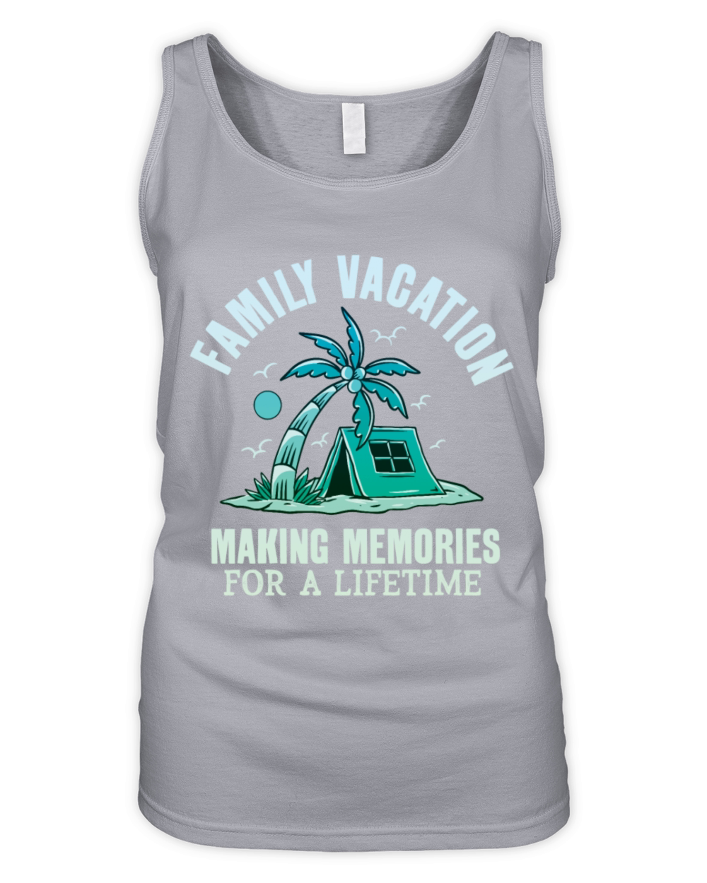 Summer Family Vacation Making Memories Organic Women's Tank Top
