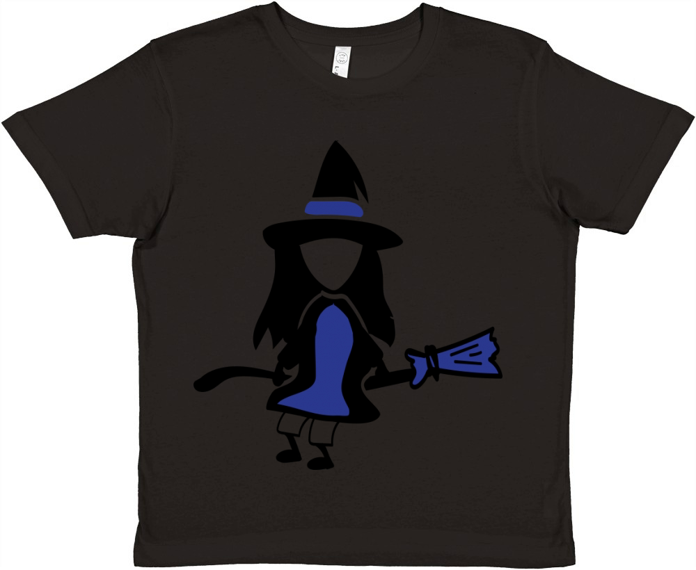 Halloween cute witches 4 Premium Kids Crewneck T-shirt