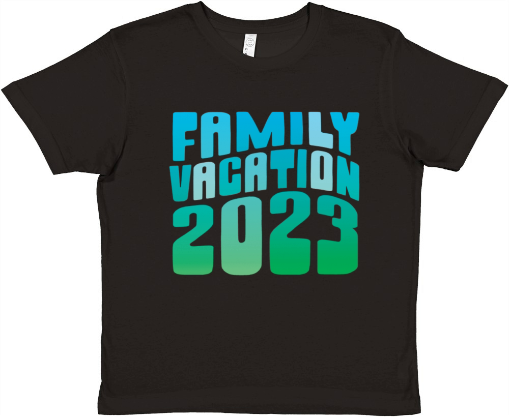 Summer Family Vacation 2023 Premium Kids Crewneck T-shirt