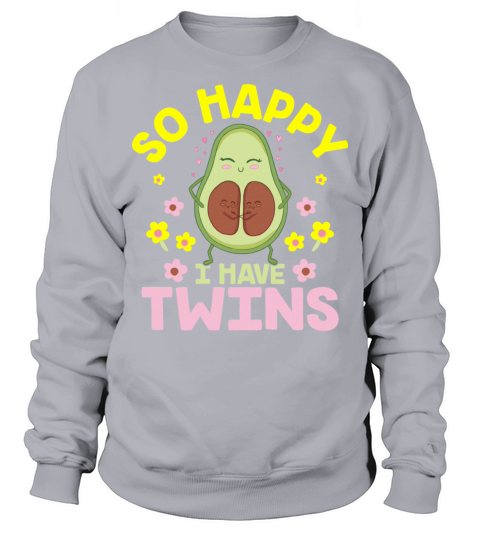 Twins Pregnancy Avocado Mother s Day Sweatshirt Unisex