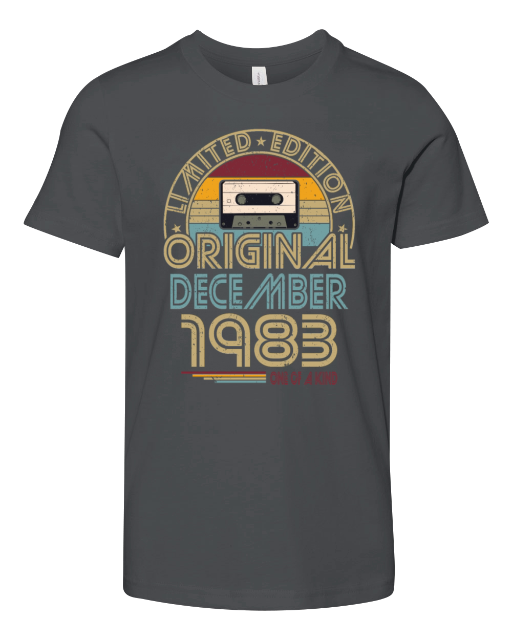 40th birthday december 1983 original 1983 Youth Unisex Jersey Tee