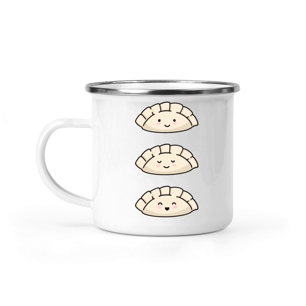 Three Cute Dumplings Camping Mug