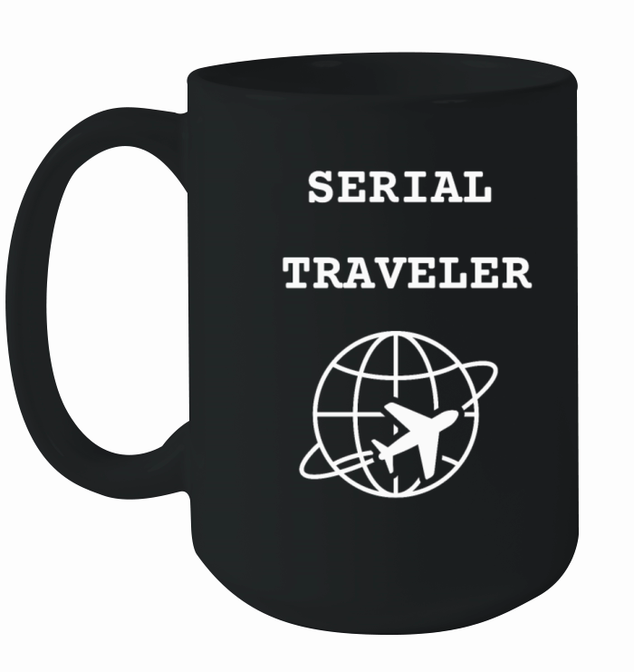 Serial traveler graphic t-shirt Ceramic Mug